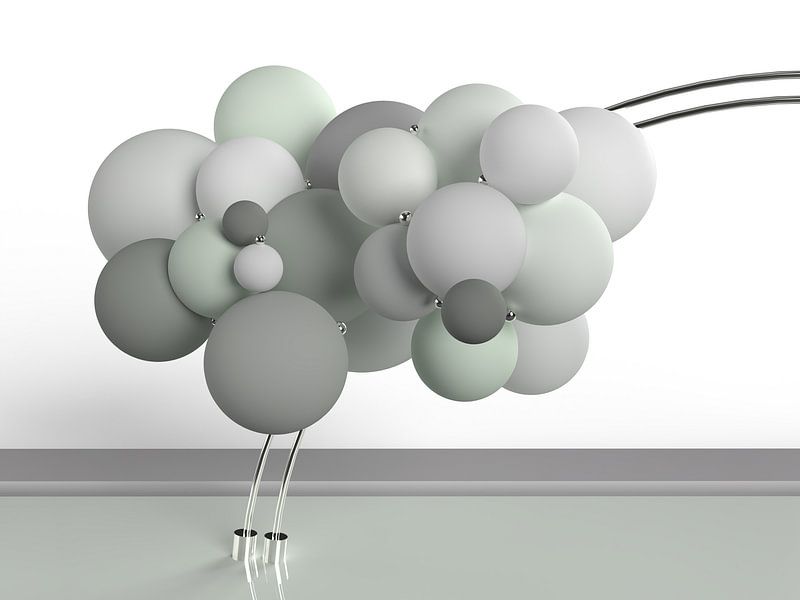 Green balls left by shoott photography