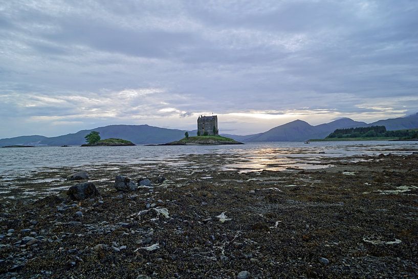 Castle Stalker ist ein Turmhaus etwa 2,5 Kilometer nordöstlich von Port Appin von Babetts Bildergalerie