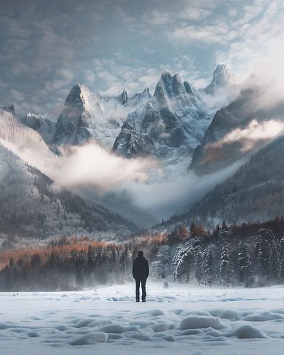 Enchanted winter landscape