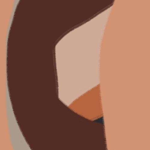 Art abstrait minimaliste d'inspiration rétro et nostalgique I