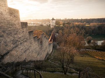 Kasteel Burghausen met kruittoren van Tobias Wartenberg