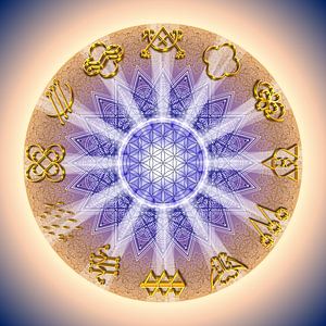 Crystal Mandala-The 12 Holy Grails by SHANA-Lichtpionier