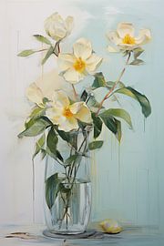 Stilleben mit Blumen von Wunderbare Kunst