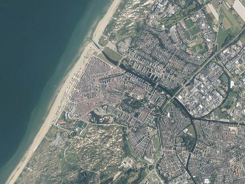 Luchtfoto van Katwijk