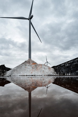 Sand und Wind. Gespiegelt