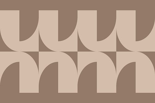 Abstracte kunst in neutraal bruin en beige nr. 4