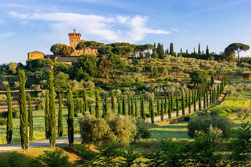 Palazzo near Pienza, Italy