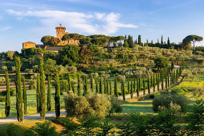 Palazzo bei Pienza, Italien von Adelheid Smitt
