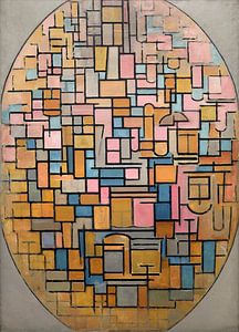 Tableau III : Composition ovale, Piet Mondriaan