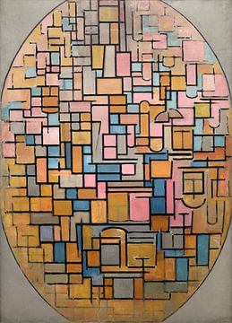 Tableau III: Oval Composition, Piet Mondriaan