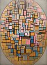 Tableau III: compositie in ovaal, Piet Mondriaan van Meesterlijcke Meesters thumbnail