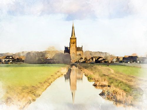 Sint-Michaëlkerk in Schalkwijk, Utrecht.