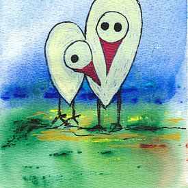 Störche zusammen von @Unique