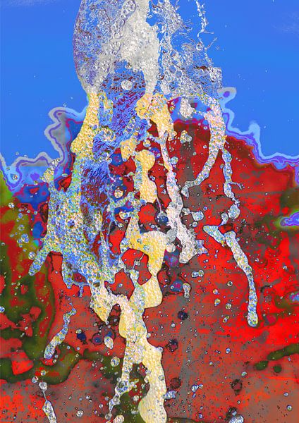 Wasserfontäne #1 von Leopold Brix