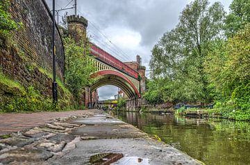 Spoorbrug over het Rochdale Canal, Manchester