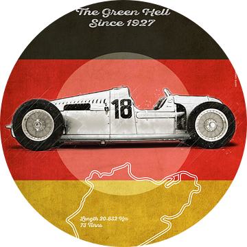 Nürburgring Vintage Auto Union van Theodor Decker