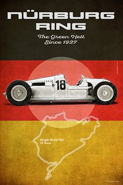 Nürburgring Vintage Auto Union von Theodor Decker