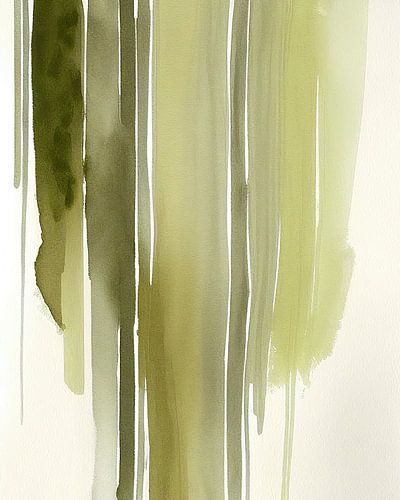 Abstract in olijf groen