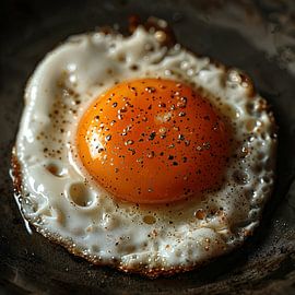 Oeuf au plat sur Poster Art Shop