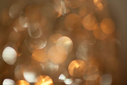 Bokeh argenté et doré