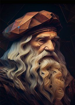Leonardo Da Vinci Low Poly