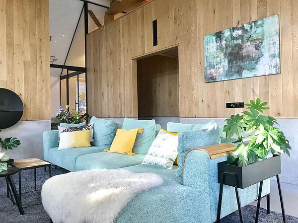 Klantfoto: Angie green van Atelier Paint-Ing, op canvas