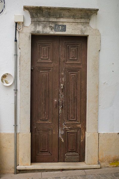 The doors of Portugal brown number 1 by Stefanie de Boer