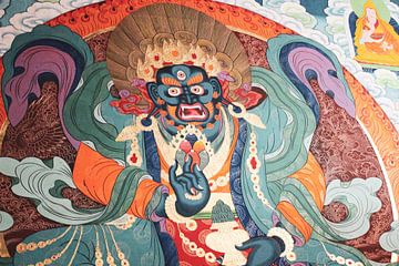 Murale tibétaine sur Your Travel Reporter