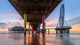 Under the Scheveningen Pier by Arno Prijs