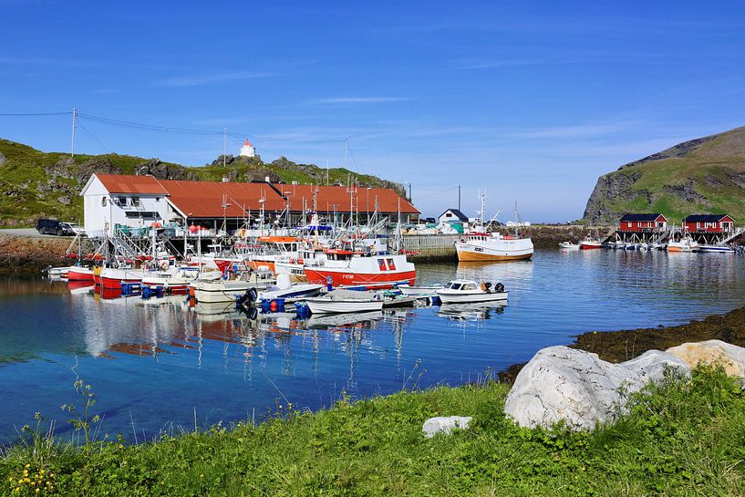Pêche romantique sur l'île du Cap Nord par Gisela Scheffbuch