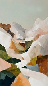 ABSTRACT BERGLANDSCHAP 5 van 5