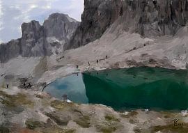 Sella Gruppe Südtirol von pvdigiart