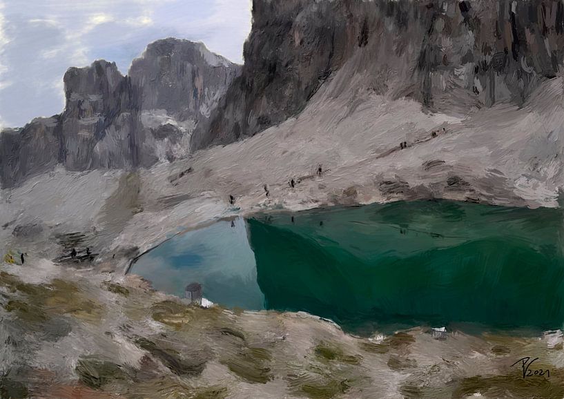 Sella Groep Zuid-Tirol van pvdigiart