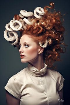 Extraordinary Coiffures - Red Curls van Michou