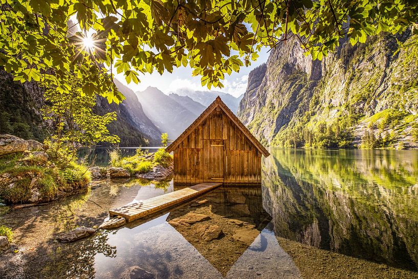 Die Hütte am See von Marika Hildebrandt FotoMagie