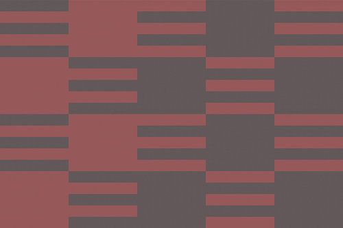 Dambordpatroon. Moderne abstracte minimalistische geometrische vormen in rood en bruin 40