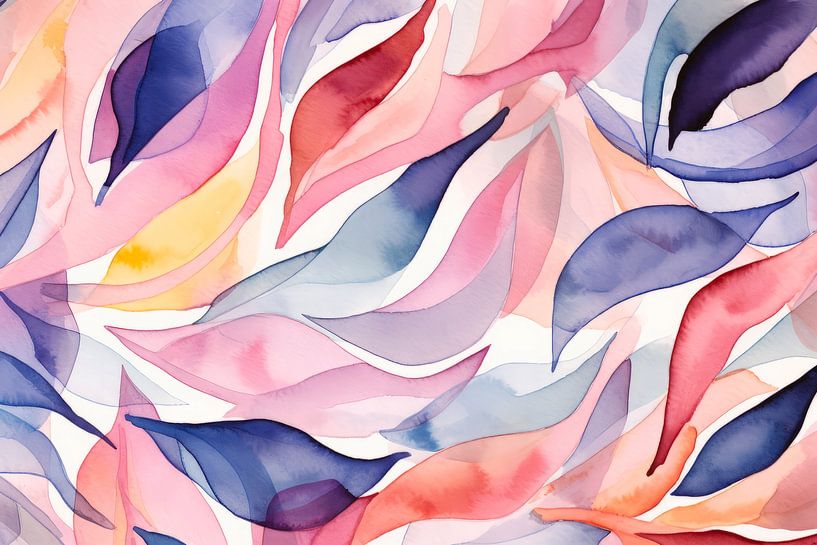 Dynamisch abstract van Virgil Quinn - Decorative Arts