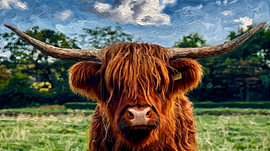 Highland cow sur HUGO