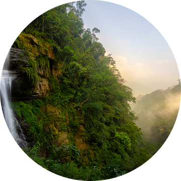 Longong waterval in Taiwan van Jos Pannekoek