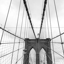 Brooklyn-Brücke, New York von Ron Van Rutten