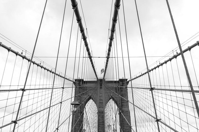 Brooklyn-Brücke, New York von Ron Van Rutten