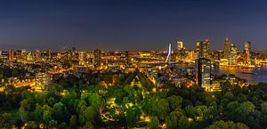 Vue depuis la tour Euromast de Rotterdam, Pays-Bas sur Dennis Donders