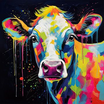 Cow neon by KoeBoe