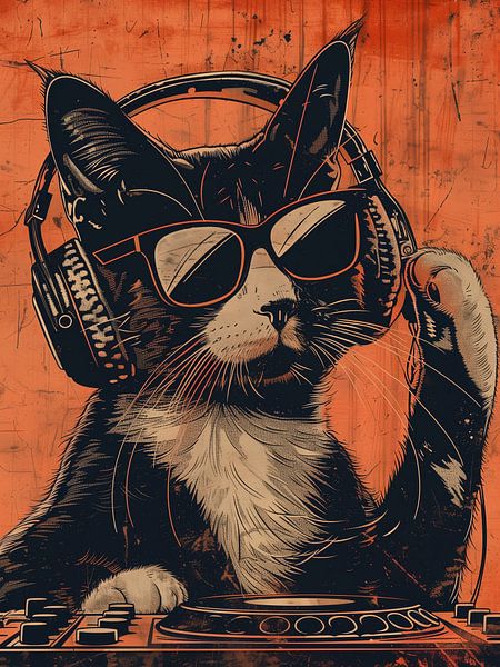 DJ Cat van Vincent the Cat