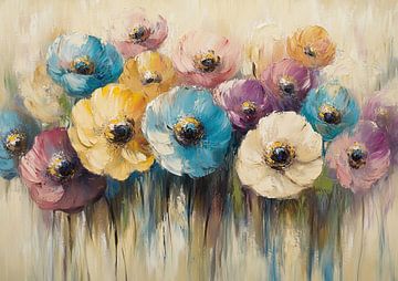 Floral Canvas by Wonderful Art