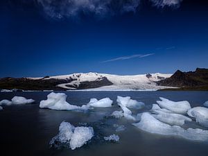 Glacier du lac Jökulsárlón, Islande