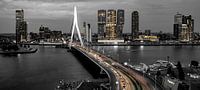 Skyline Rotterdam bei Nacht - Rotterdam Finest! von Sylvester Lobé Miniaturansicht