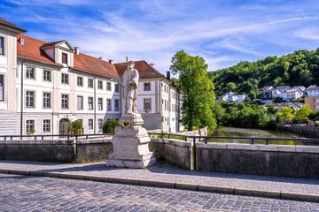Historische oude binnenstad van Eichstätt van ManfredFotos