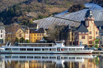 Passenger ship on the Moselle in Bernkastel-Kues by Reiner Conrad