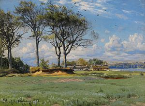 Frühling in einer Landschaft, PEDER MONSTED, 1893